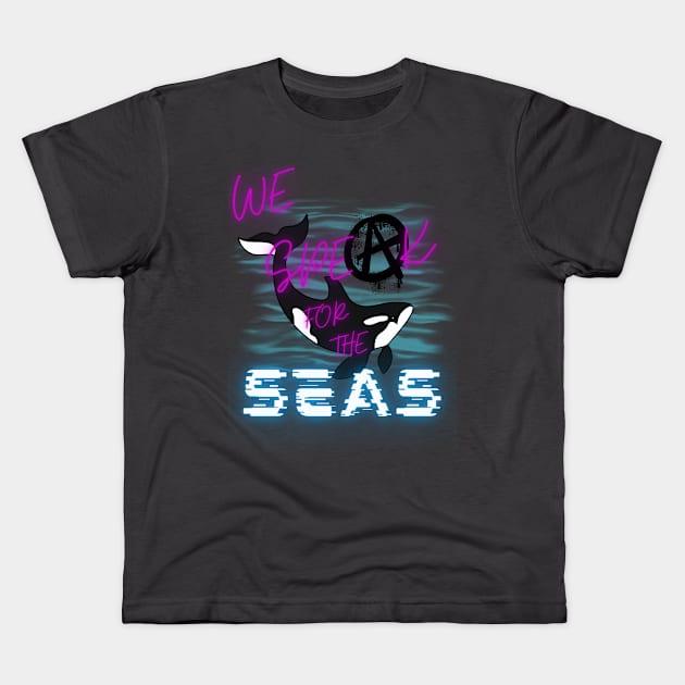 We Speak for the Seas Kids T-Shirt by Mad LiberTEE Shop